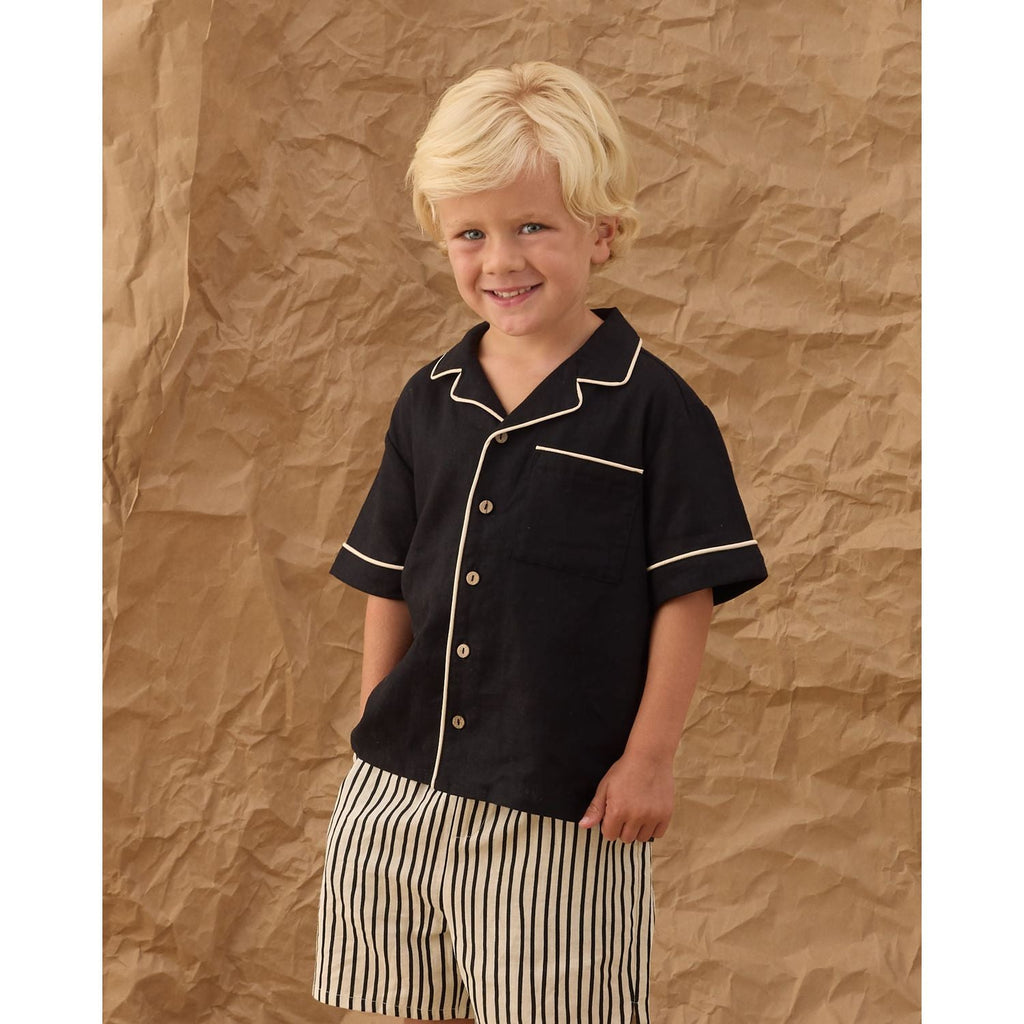 Rylee + Cru Perry Short - Wavy Stripe