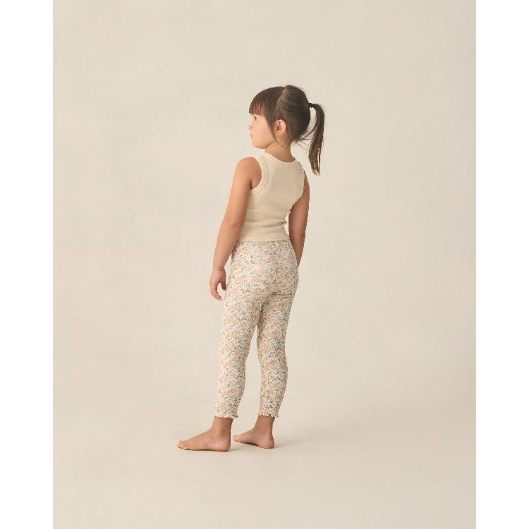 Rylee + Cru Ribbed Legging Set- Flower Field & Heathered Blush