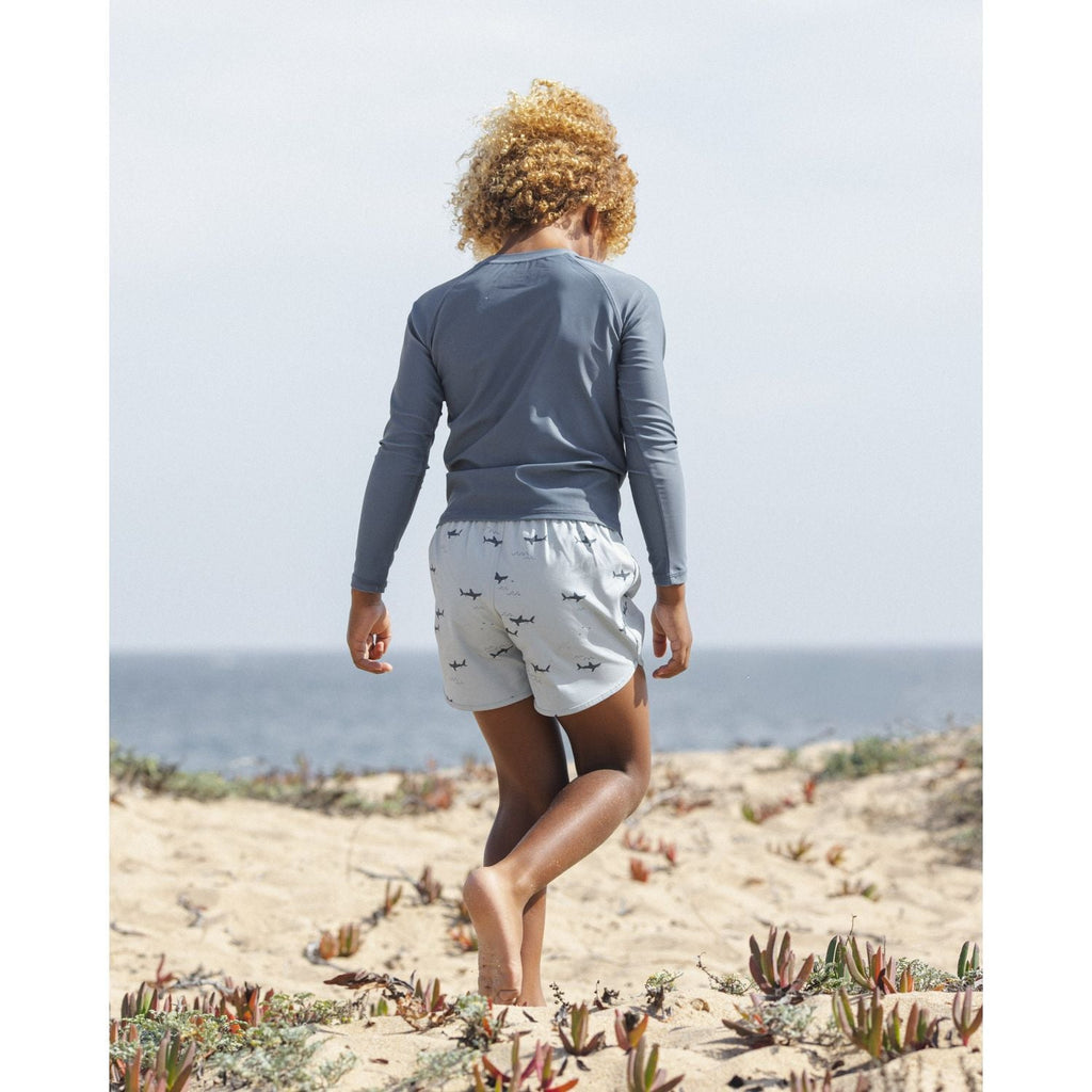 Rylee + Cru Swim Trunk - Sharks