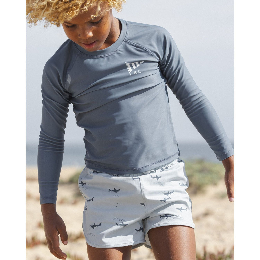 Rylee + Cru Swim Trunk - Sharks