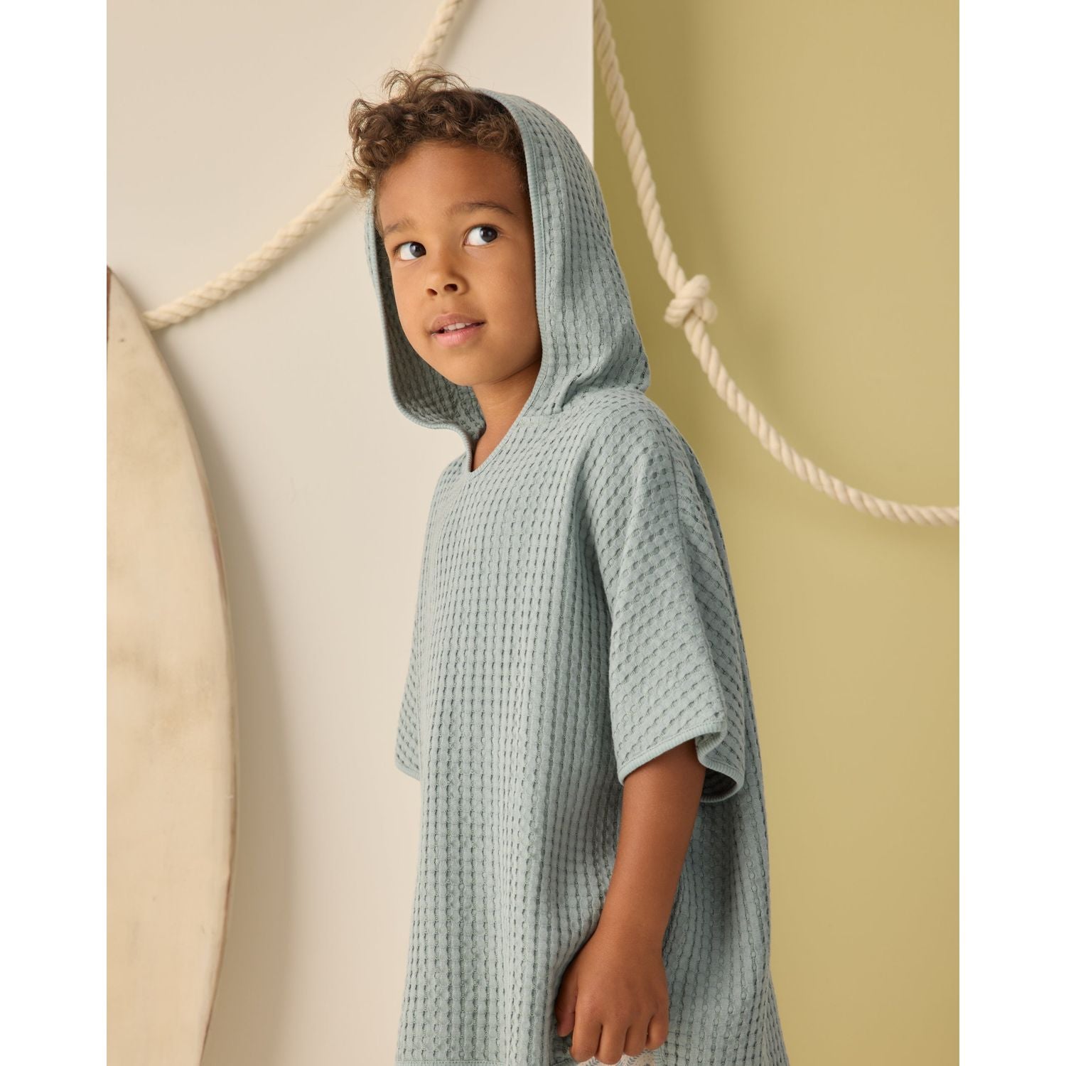 Rylee + Cru Beach Poncho - Sea Green