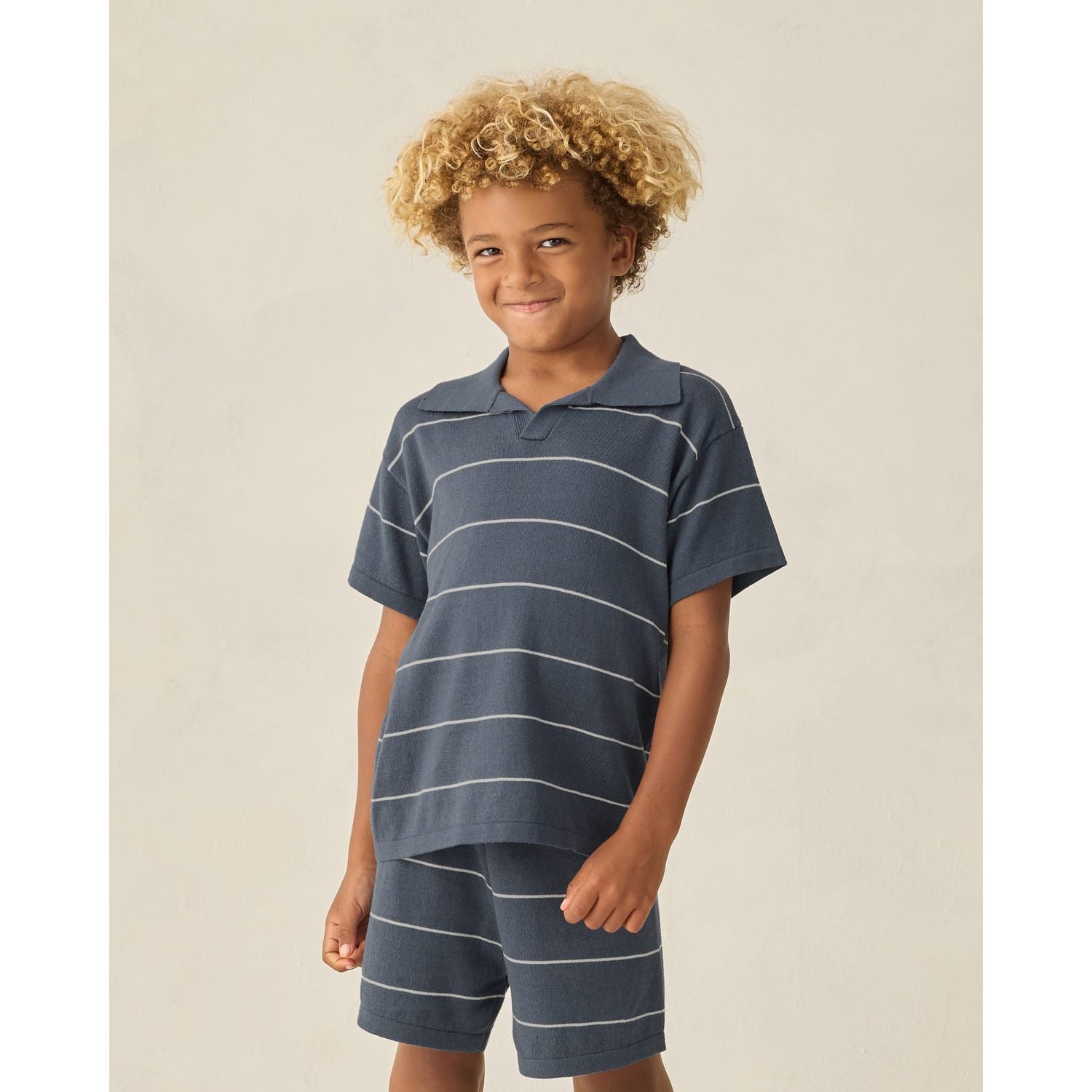 Rylee + Cru Chandler Knit Short - Navy Stripe