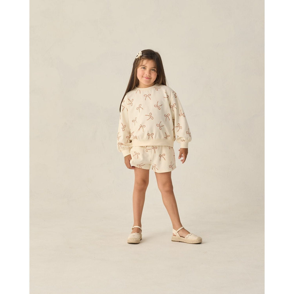 Rylee + Cru Summer Terry Set - Sailor Bows