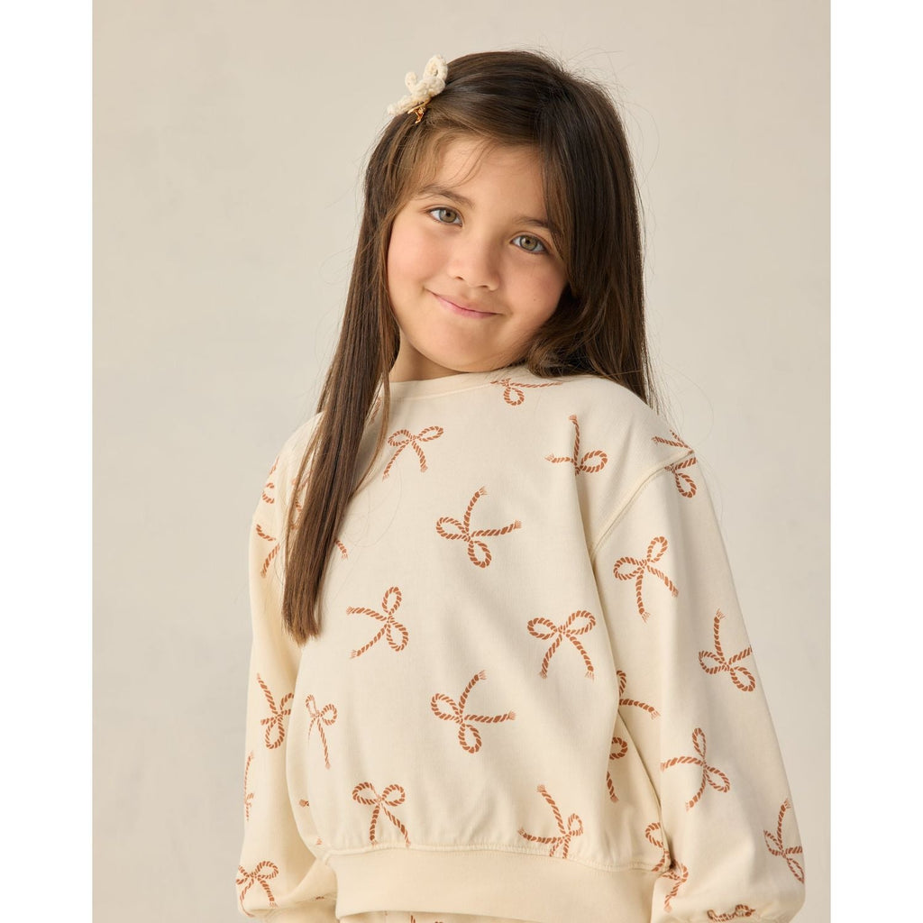 Rylee + Cru Summer Terry Set - Sailor Bows
