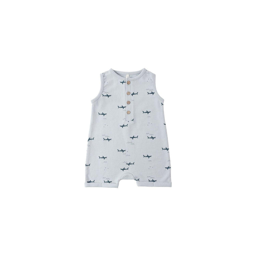Rylee + Cru Davis Romper - Sharks
