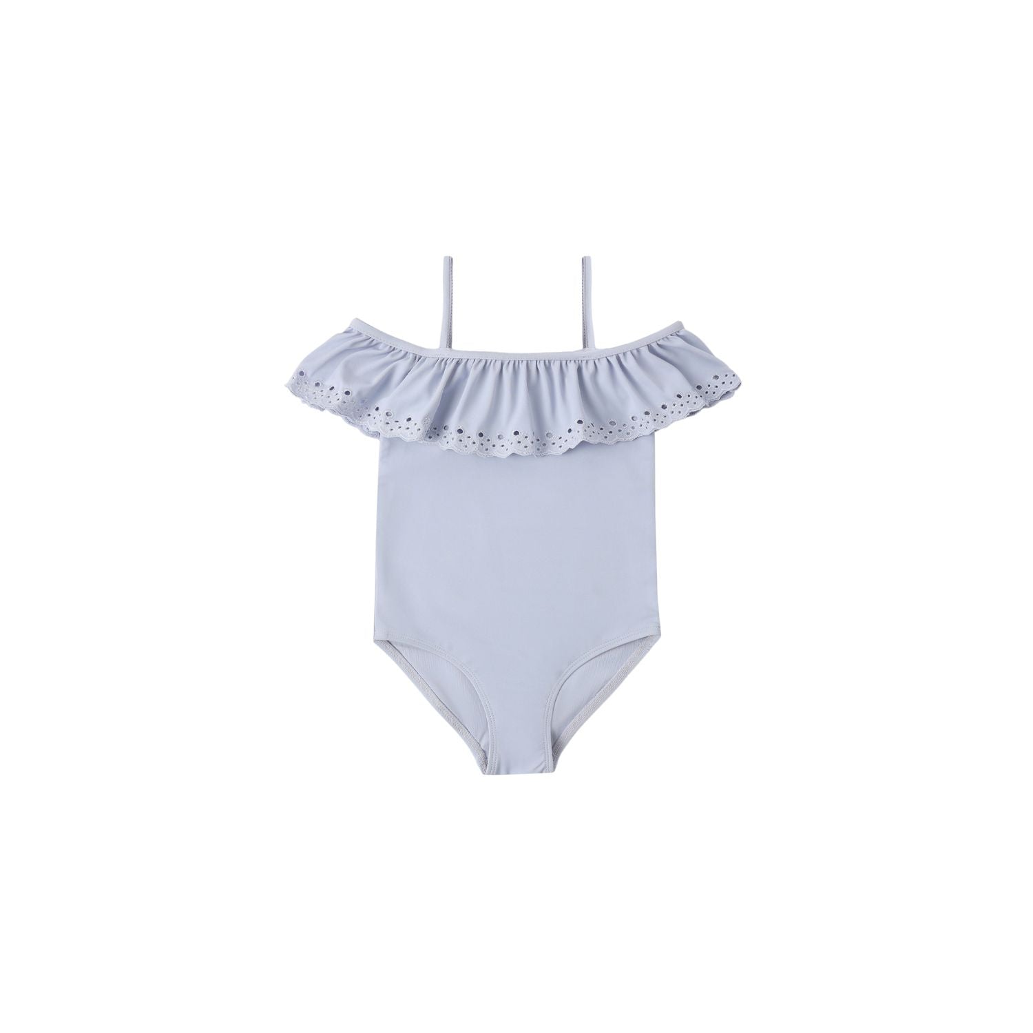 Rylee + Cru Off-The-Shoulder One-Piece - Periwinkle
