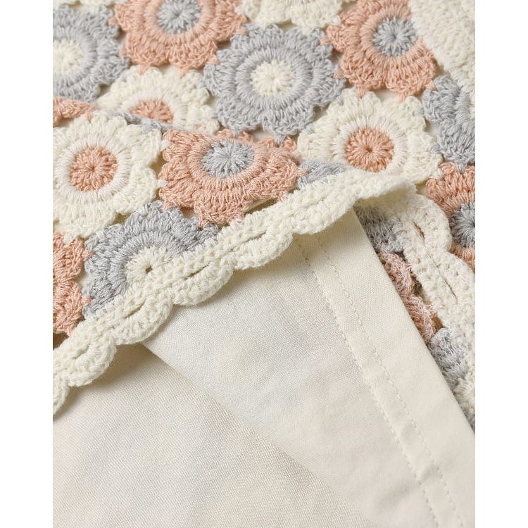 Rylee + Cru Lili Knit Set- Blue, Light Pink, Ivory