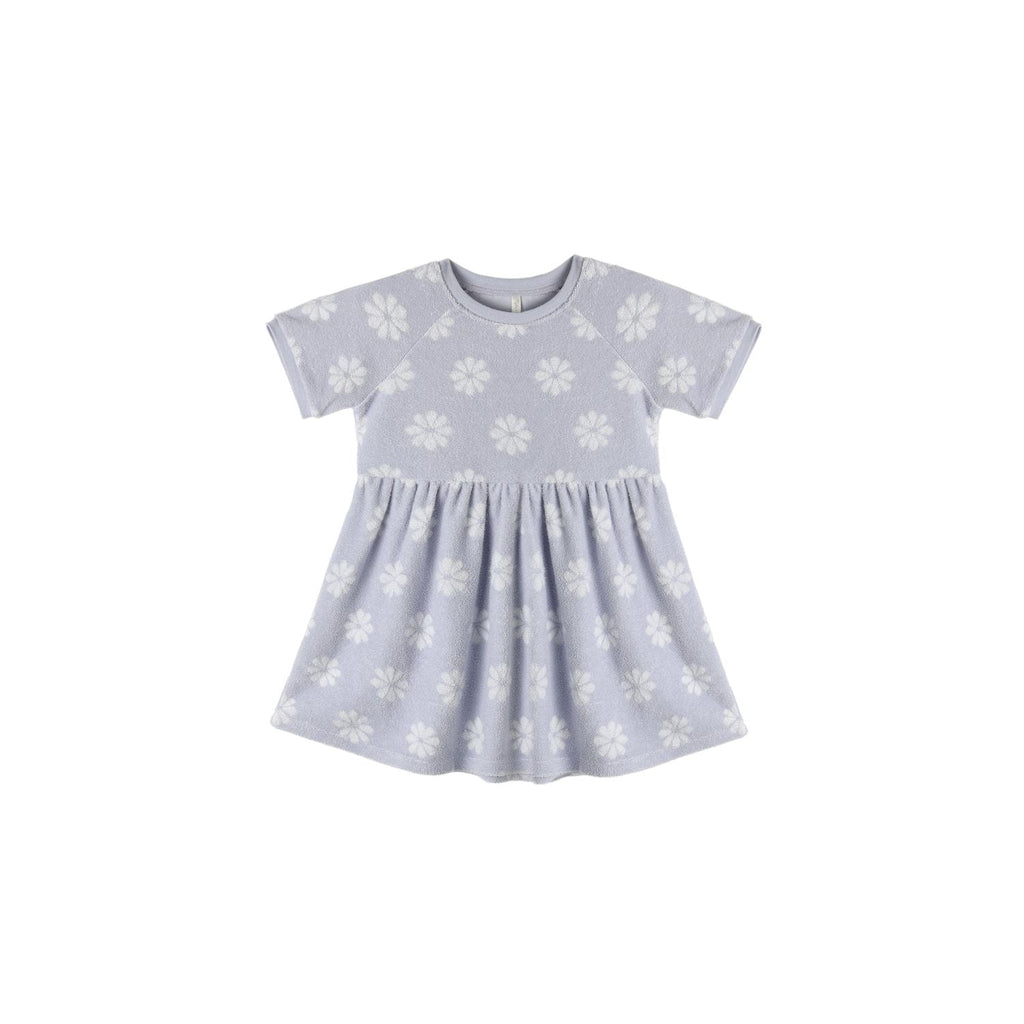 Rylee + Cru Raglan Dress - Periwinkle Daisy