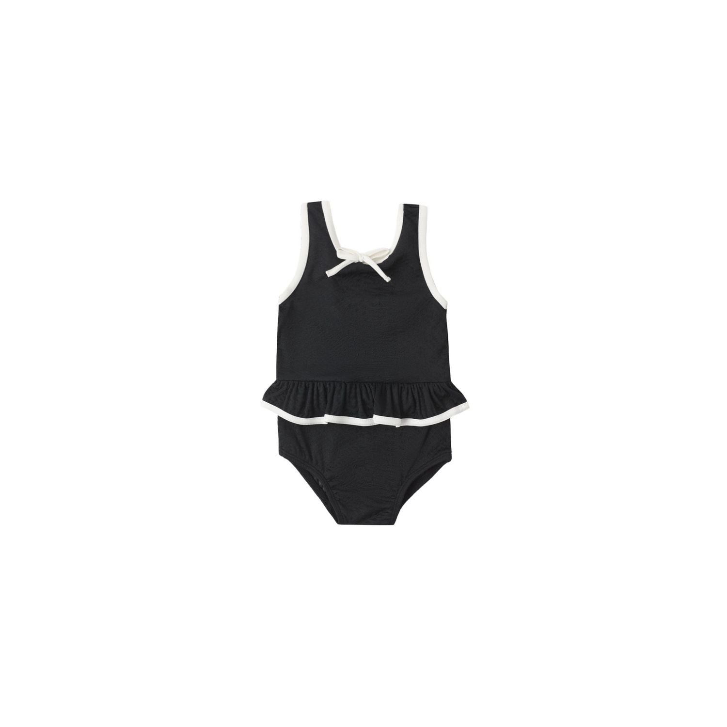 Rylee + Cru Skirted One-Piece - Black