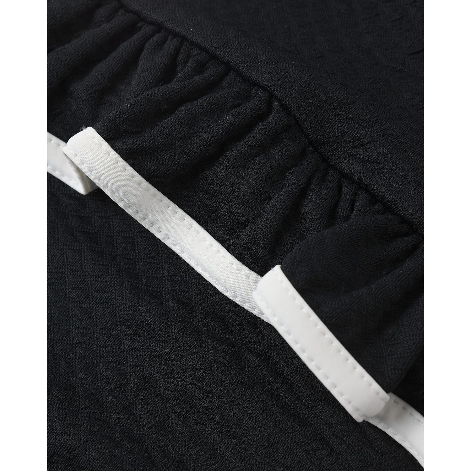 Rylee + Cru Skirted One-Piece - Black