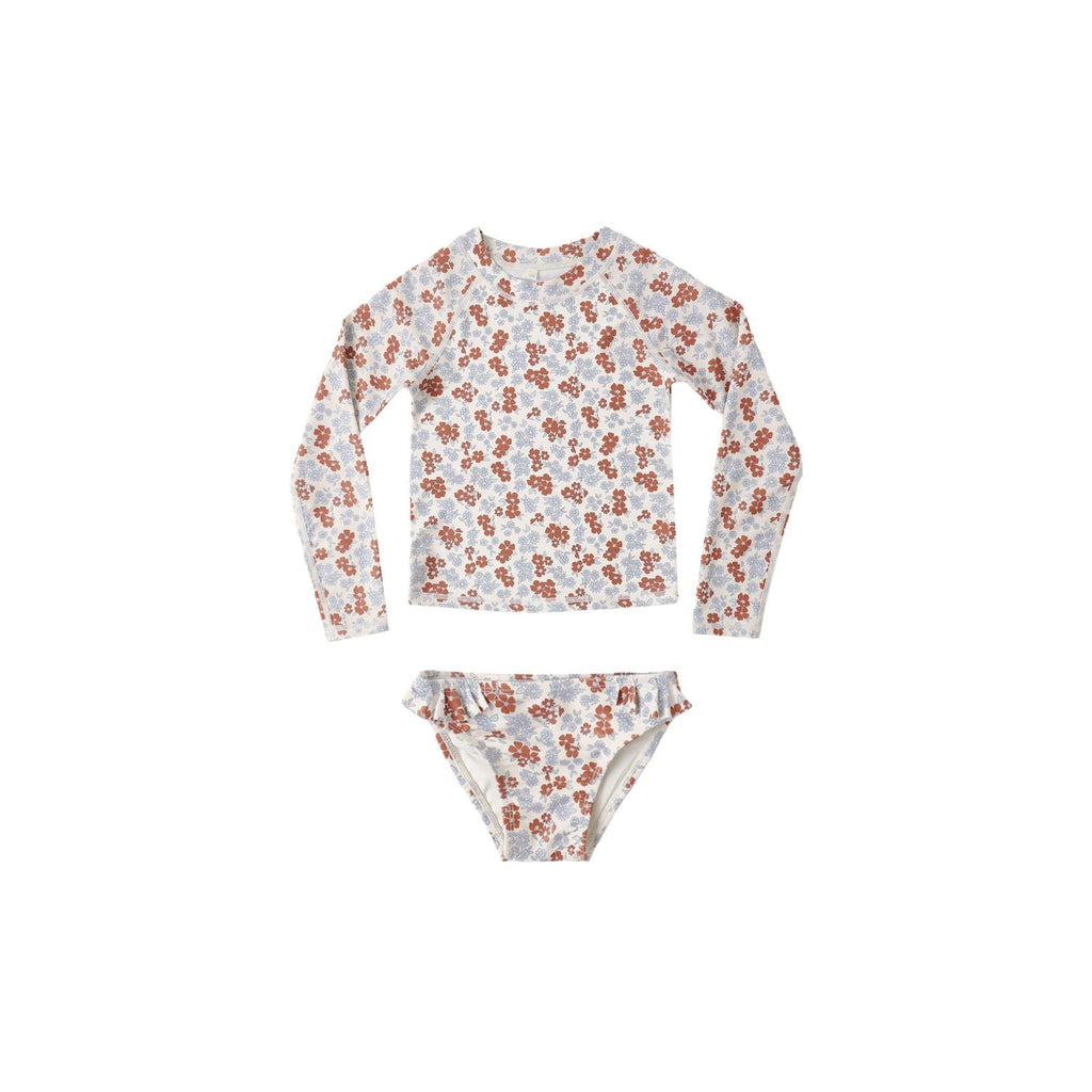 Rylee + Cru Maryn Rashguard Set - Americana Floral
