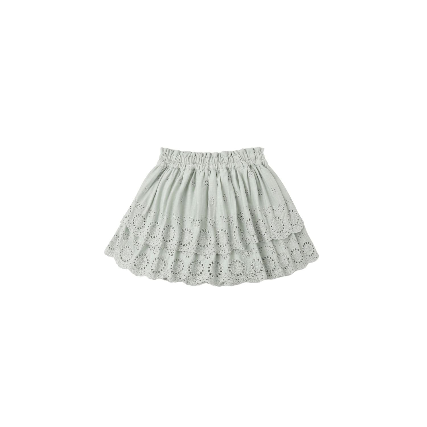 Rylee + Cru Rose Mini Skirt - Seafoam