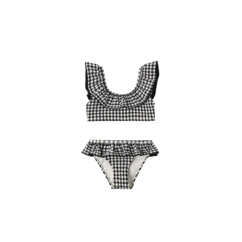 Rylee + Cru Margot Bikini - Black Gingham