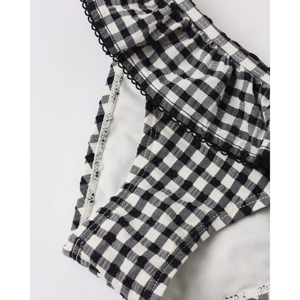 Rylee + Cru Margot Bikini - Black Gingham