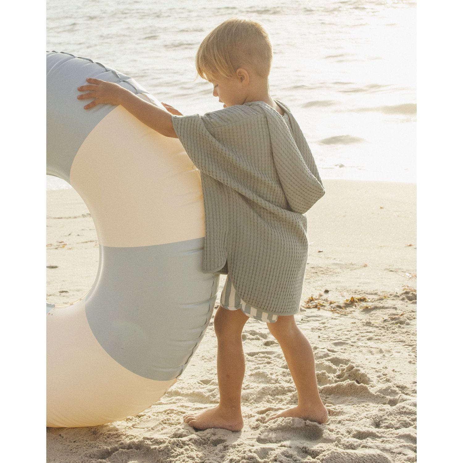 Rylee + Cru Beach Poncho - Sea Green
