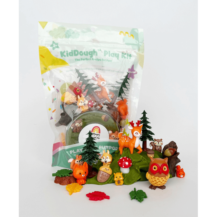 Earth Grown KidDough Play Kit- Forest Friends