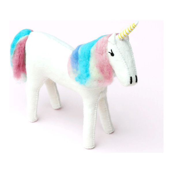 Tara Treasures Felt Unicorn Toy- Large