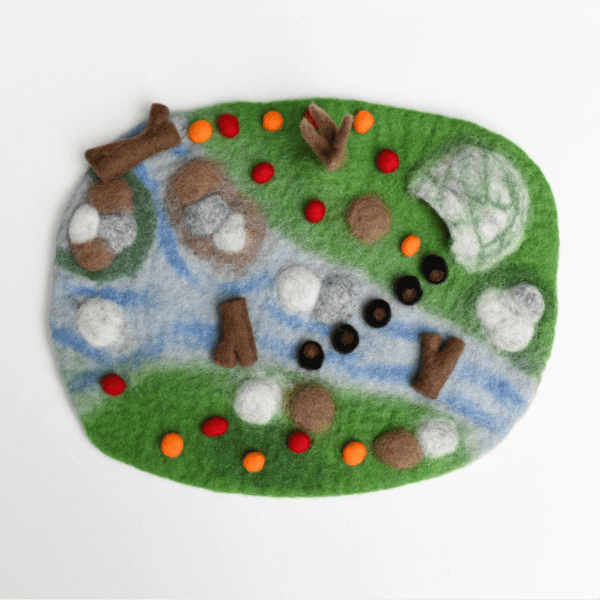 Tara Treasures Woodland River Play Mat