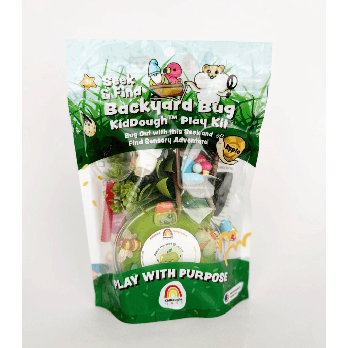 Earth Grown KidDough Backyard Bug Seek 'n Find Play Kit