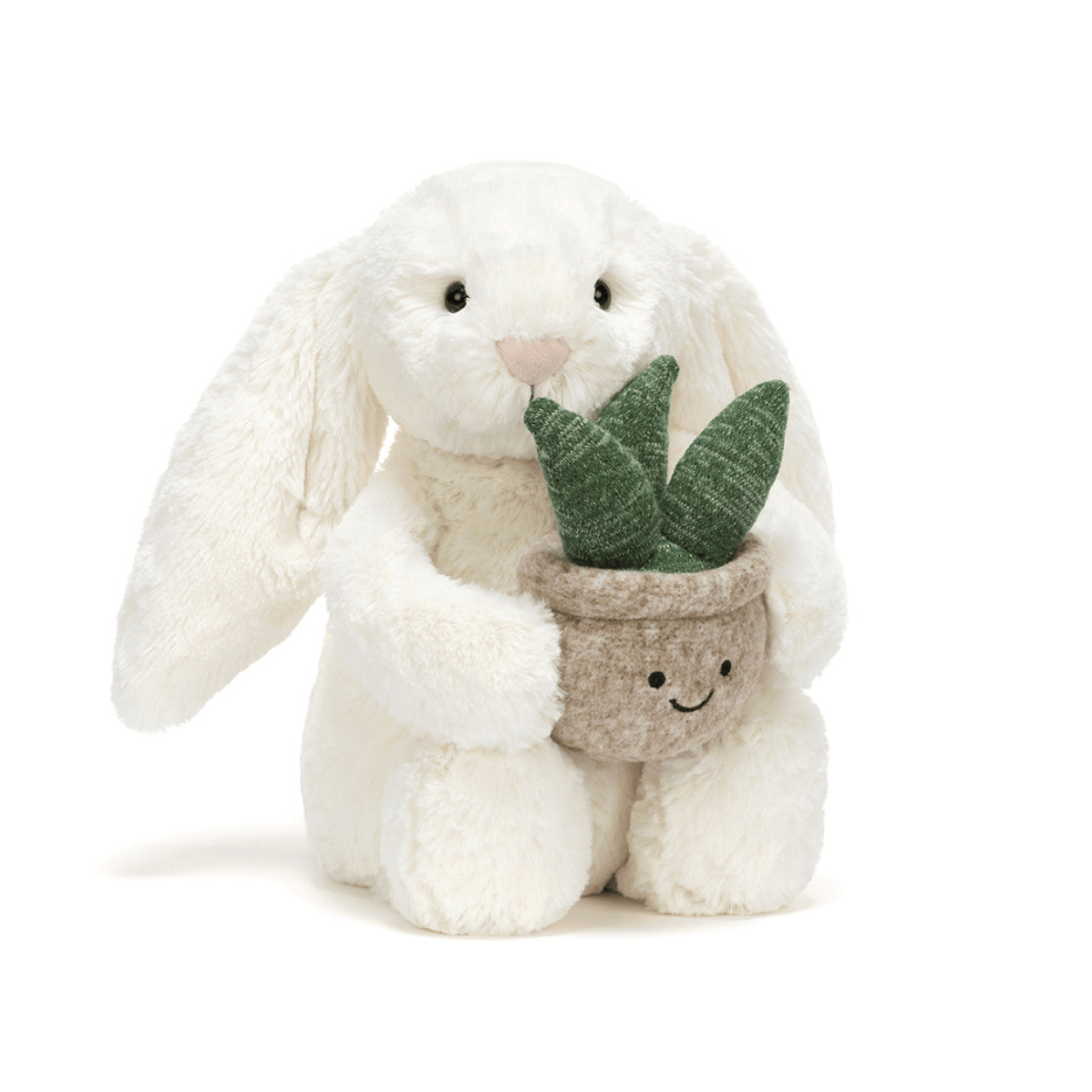 Jellycat Cream Bunny With Plant