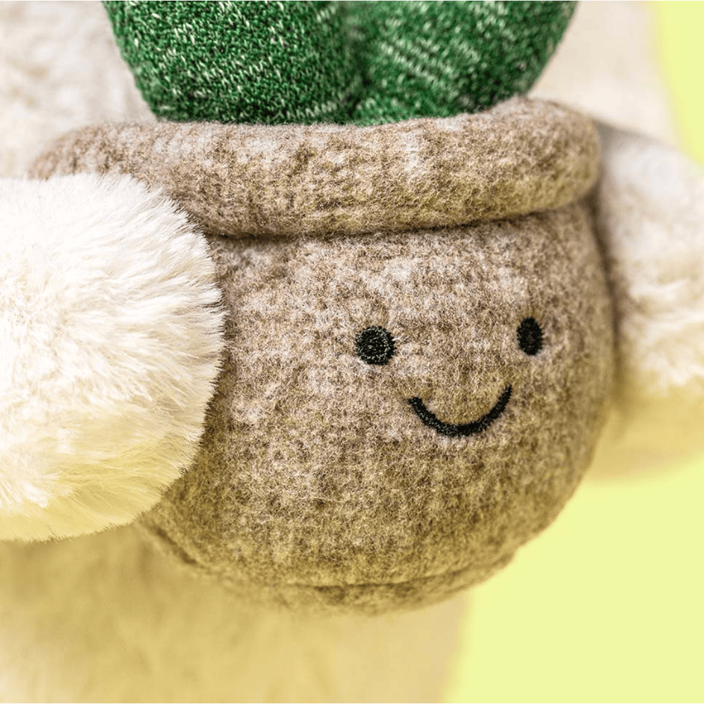 Jellycat Cream Bunny With Plant