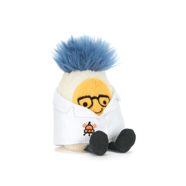 Jellycat Amuseables Boiled Egg Scientist Outfit