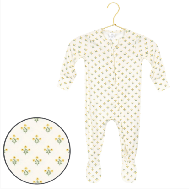 Lou Lou & Company Zippered Footie - Della