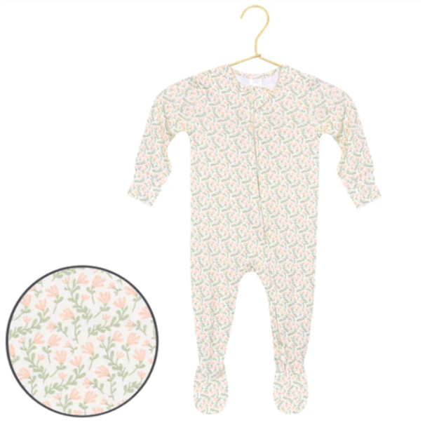 Lou Lou & Company Zippered Footie - Quincy