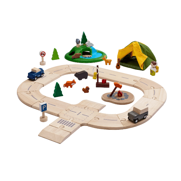 Plan Toys Jungle Explorer's Roadway Playset