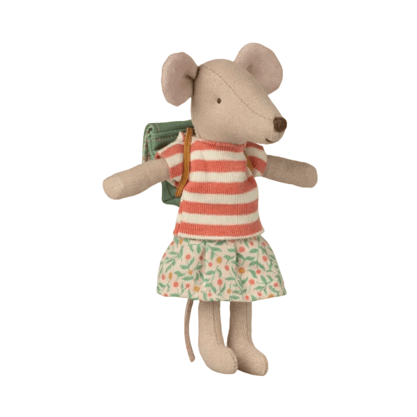 Maileg Tricycle Mouse 2026, Big Sister - Green