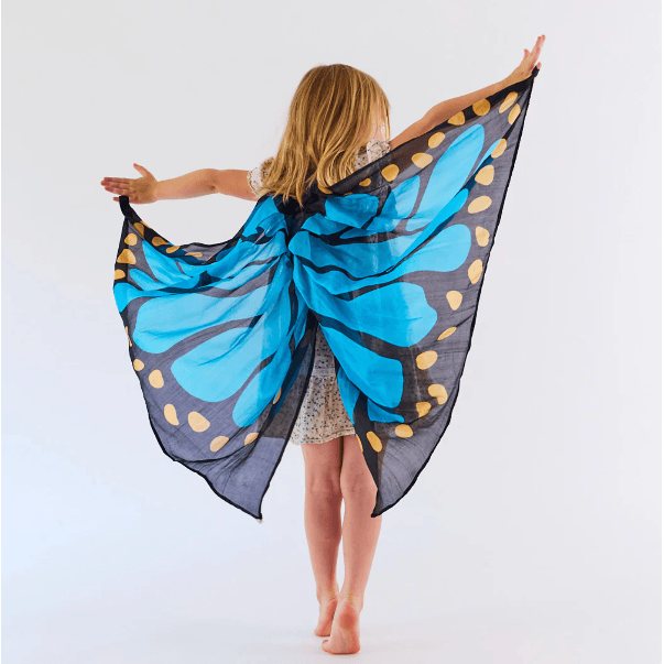 Sarah's Silks Blue Butterfly Wings