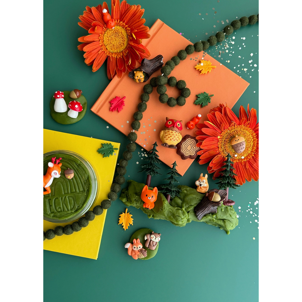 Earth Grown KidDough Play Kit- Forest Friends