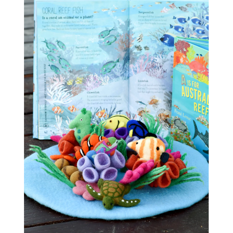 Tara Treasures Felt Coral Reef Play Mat Playscape