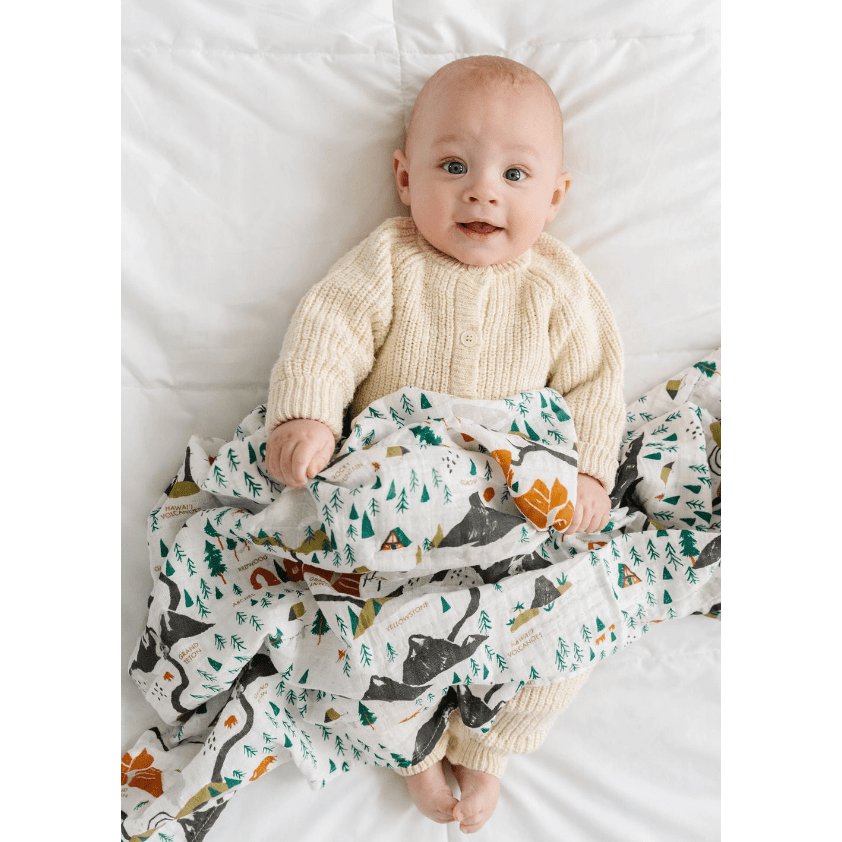 Clementine Kids National Parks Swaddle- Mini Pattern