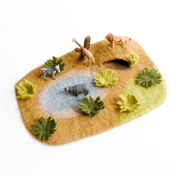 Tara Treasures Safari Play Mat Playscape