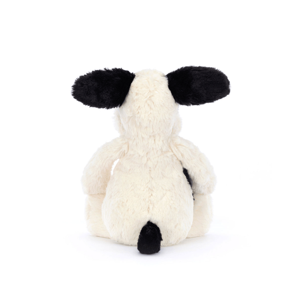Jellycat Bashful Black & Cream Puppy - Medium