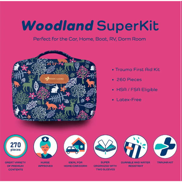 First Aid SuperKit- Woodland, 270 Pieces