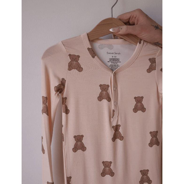 Forever French Bamboo Two Piece Pajama Set- Lottie