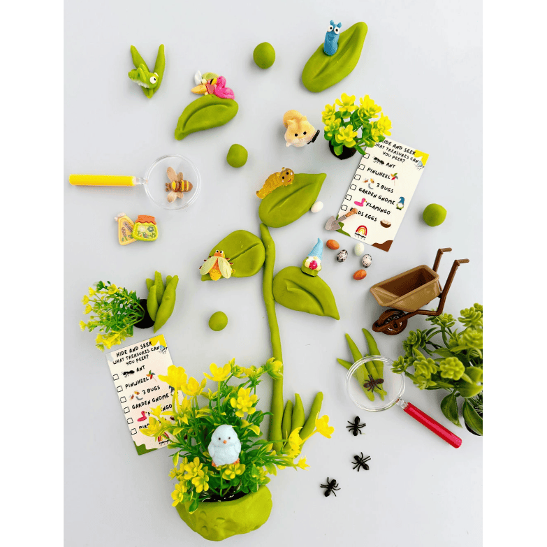 Earth Grown KidDough Backyard Bug Seek 'n Find Play Kit