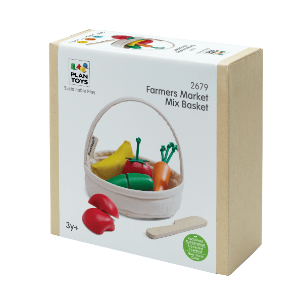 Plan Toys Farmers Market Mix Basket