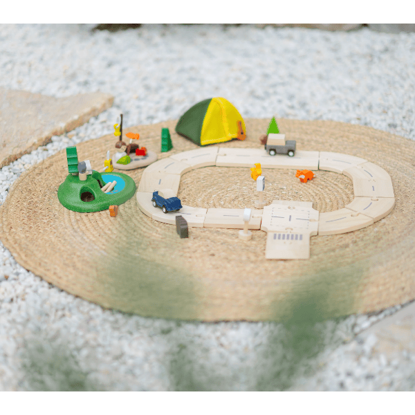 Plan Toys Jungle Explorer's Roadway Playset