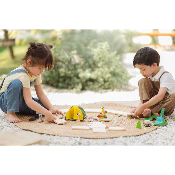 Plan Toys Jungle Explorer's Roadway Playset