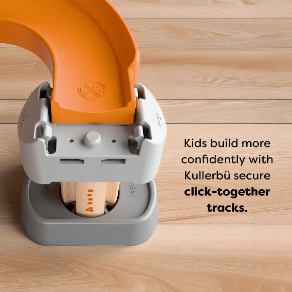 Haba Kullerbu Colorful Curves - Build & Grow Ball Track Set