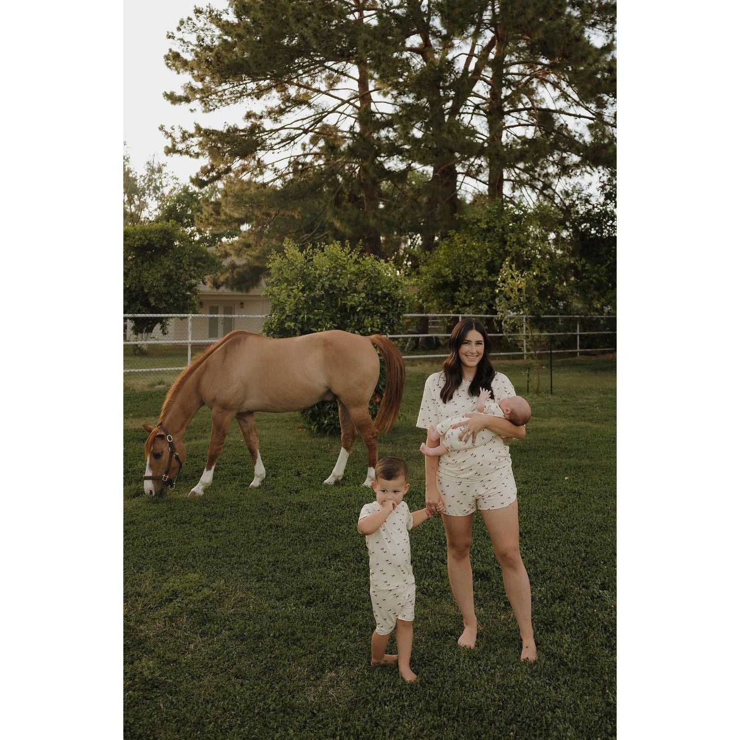 Forever French Baby Bamboo Short Set | Wild Horses
