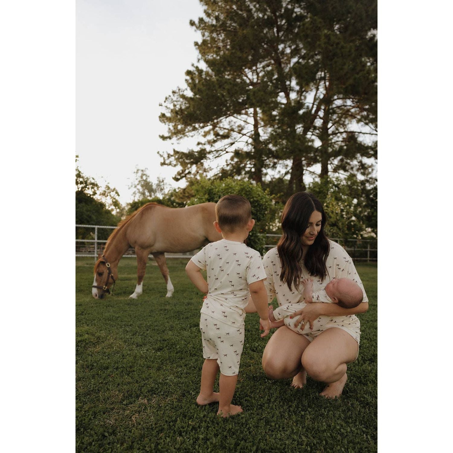 Forever French Baby Bamboo Short Set | Wild Horses