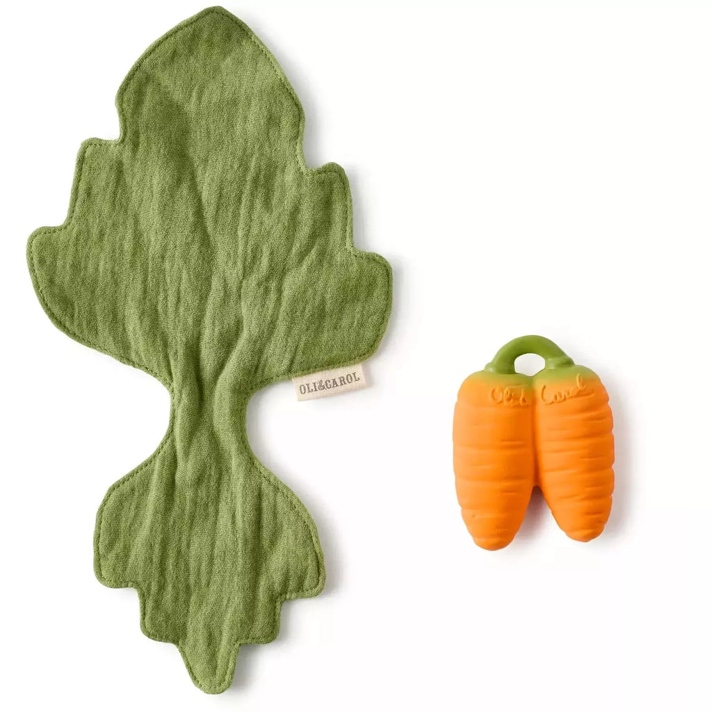 Oli & Carol Cathy the Carrot Mini Doudou Teether