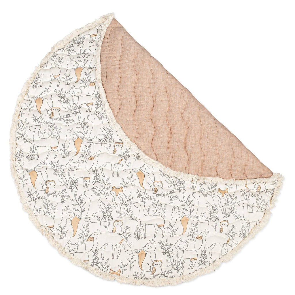 Crane Baby Ezra Quilted Playmat (Woodland)