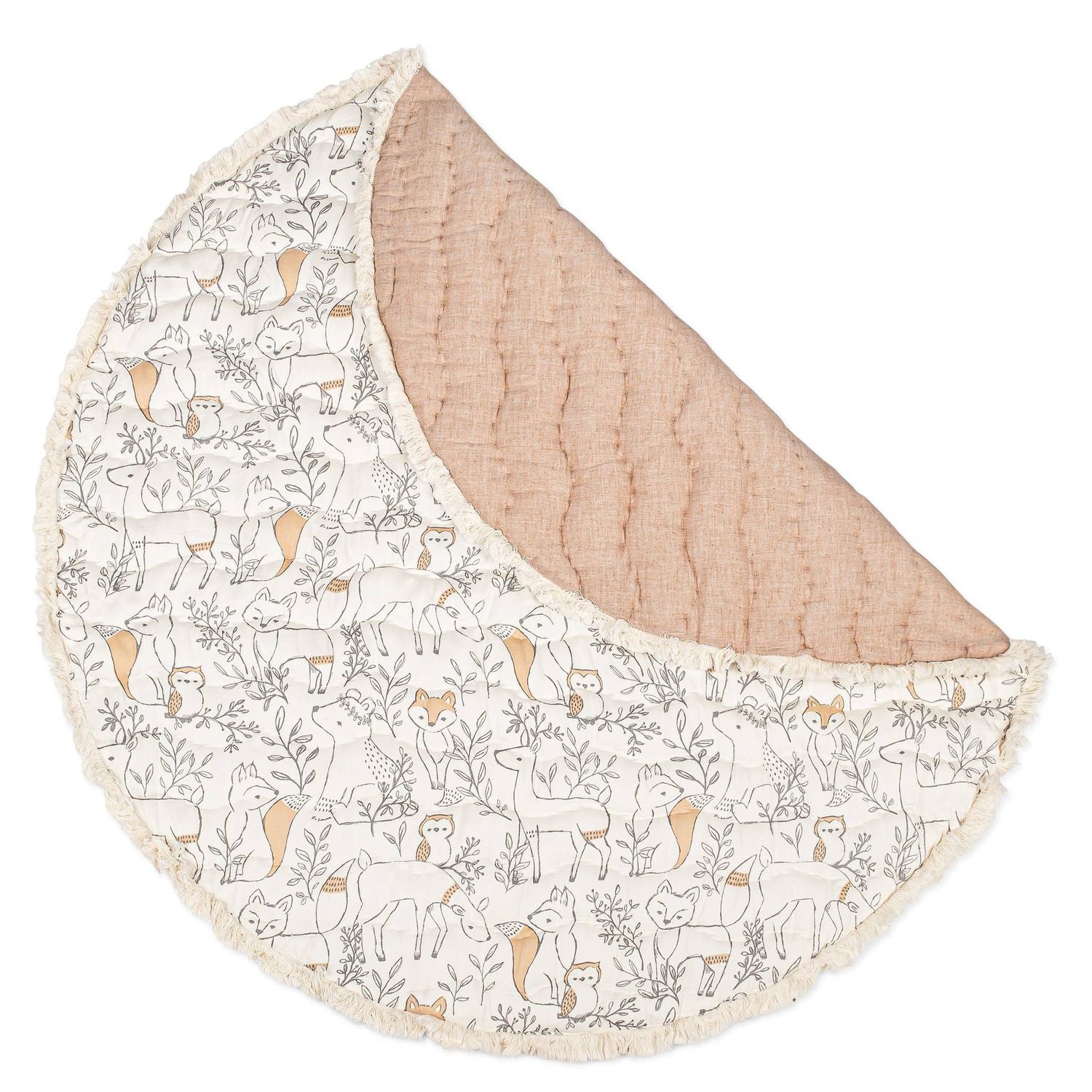 Crane Baby Ezra Quilted Playmat (Woodland)