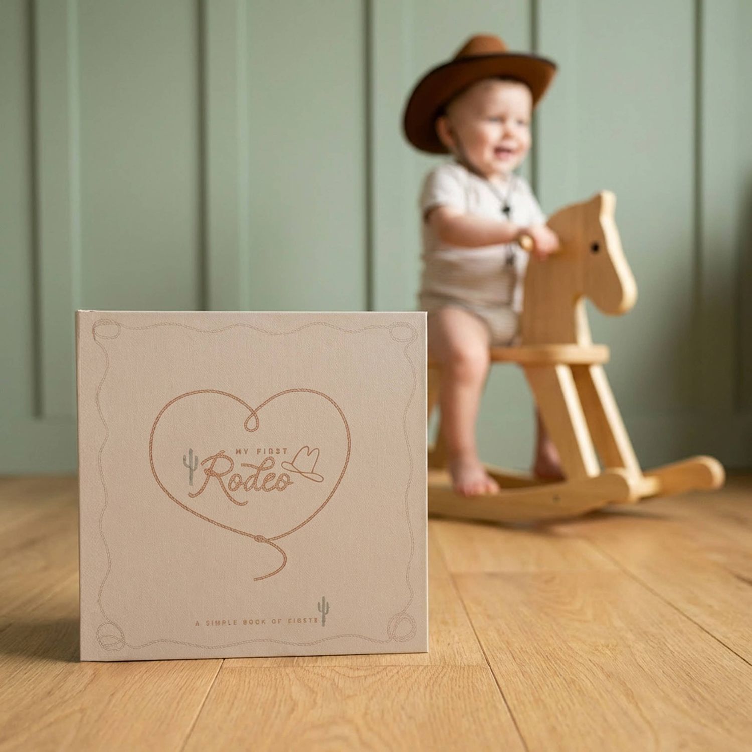 Lucy Darling My First Rodeo Baby Memory Book