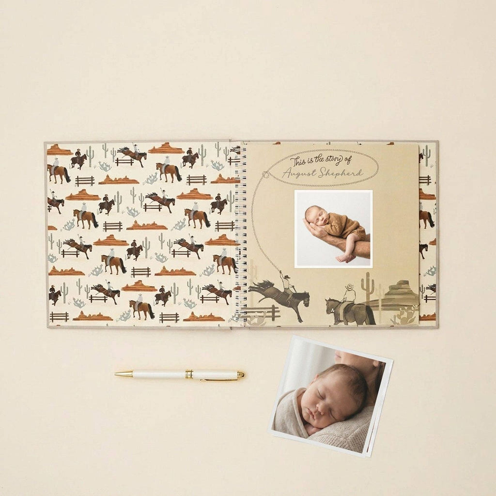 Lucy Darling My First Rodeo Baby Memory Book